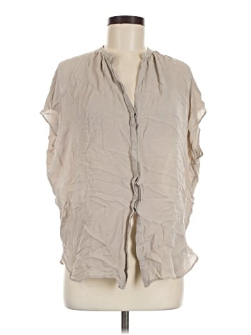 Vince. Sleeveless Button-Down Shirt (view 1)