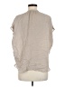 Vince. Tan Sleeveless Button-Down Shirt Size M - photo 2
