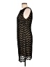 Tabitha 100% Cotton Black Cocktail Dress Size 10 - photo 5
