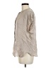 Vince. Tan Sleeveless Button-Down Shirt Size M - photo 5