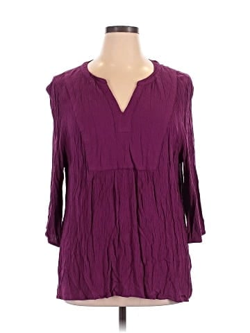 Croft & Barrow 3/4 Sleeve Blouse (view 1)