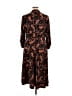 Perceptions Paisley Brown Casual Dress Size XL - photo 2