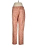 J.Crew 100% Polyester Print Pink Casual Pants Size 6 - photo 2
