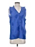 Tommy Hilfiger Blue Sleeveless Blouse Size EU 36 / US 6 - photo 1