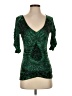 Sofia by Sofia Vergara Green 3/4 Sleeve Top Size XS - photo 1