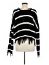 Polly & Esther 100% Acrylic Stripes Black Pullover Sweater Size M - photo 2