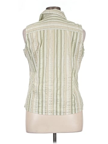 Fashion Bug Sleeveless Button-Down Shirt (view 2)