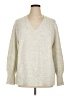 Ann Taylor LOFT Silver Pullover Sweater Size XL - photo 1