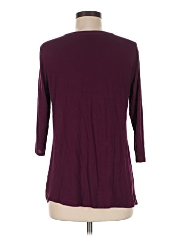 New Directions 3/4 Sleeve Button-Down Shirt (view 2)