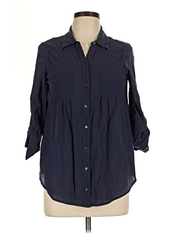 Joie 3/4 Sleeve Button-Down Shirt (view 1)