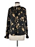 Blu Pepper 100% Polyester Black Long Sleeve Blouse Size M - photo 1