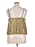 Charlotte Russe 100% Polyester Metallic Gold Sleeveless Top Size XL - photo 2