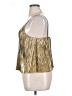 Charlotte Russe 100% Polyester Metallic Gold Sleeveless Top Size XL - photo 5