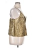 Charlotte Russe 100% Polyester Metallic Gold Sleeveless Top Size XL - photo 4