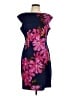 Wisp Floral Blue Cocktail Dress Size 12 - photo 1