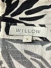 Willow 100% Rayon Animal Print Ivory Short Sleeve Blouse Size S - photo 7