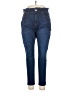 a.n.a. A New Approach Solid Blue Jeans Size 16 - photo 1