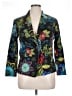Chico's Floral Multi Color Blue Blazer Size XL - photo 1