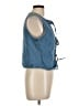 Missguided Blue Denim Vest Size L - photo 4