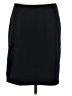 Studio Y Solid Black Casual Skirt Size 7 - photo 1
