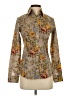 ETRO Floral Brown Long Sleeve Blouse Size EU (IT) 40 / US 4 - photo 1