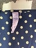 Alya 100% Polyester Polka Dots Blue Casual Dress Size S - photo 7