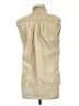 Woolrich 100% Cotton Tan Sleeveless Button-Down Shirt Size L - photo 2