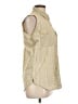 Woolrich 100% Cotton Tan Sleeveless Button-Down Shirt Size L - photo 4