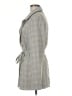 Free People Checkered-gingham Gray Blazer Size M - photo 5