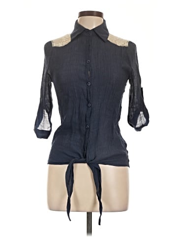 Rebellion 3/4 Sleeve Button-Down Shirt (view 1)