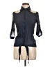 Rebellion Blue 3/4 Sleeve Button-Down Shirt Size L - photo 1