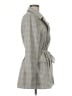 Free People Checkered-gingham Gray Blazer Size M - photo 4