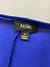 MSK Solid Blue Casual Dress Size S - photo 7
