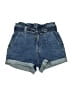 Express Blue Denim Shorts Size 00 - photo 1