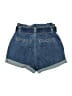 Express Blue Denim Shorts Size 00 - photo 2