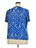 Calvin Klein Blue Short Sleeve Blouse Size 2X - photo 2
