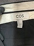 Cos Solid Black Shorts Size 12 - photo 3