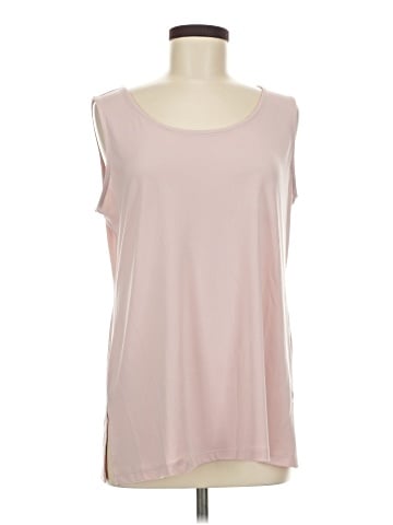 Susan Graver Sleeveless T-Shirt (view 1)