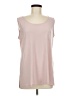 Susan Graver Pink Sleeveless T-Shirt Size M - photo 1