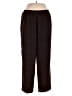 Alfred Dunner 100% Polyester Chevron-herringbone Brown Casual Pants Size 14 - photo 1