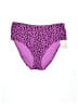 Good American Animal Print Purple Swimsuit Bottoms Size 2XL-3XL - photo 1