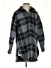 H&M 100% Polyester Gray Long Sleeve Button-Down Shirt Size XS - photo 1