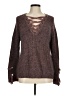 Poof! Brown Pullover Sweater Size M - photo 1