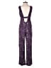 Tela 100% Rayon Paisley Purple Jumpsuit Size XS - photo 2