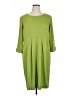 Sara Campbell Solid Green Casual Dress Size 1X - photo 1