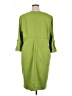 Sara Campbell Solid Green Casual Dress Size 1X - photo 2