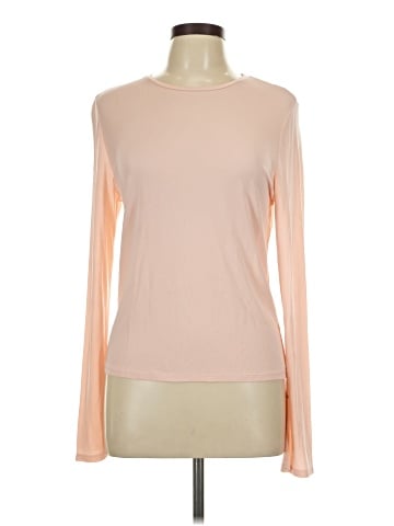 Anne Klein Long Sleeve Silk Top (view 1)
