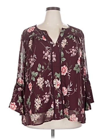 Fever 3/4 Sleeve Blouse (view 1)