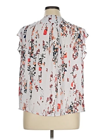 a.n.a. A New Approach Short Sleeve Blouse (view 2)