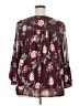 Fever Burgundy 3/4 Sleeve Blouse Size 3X - photo 2